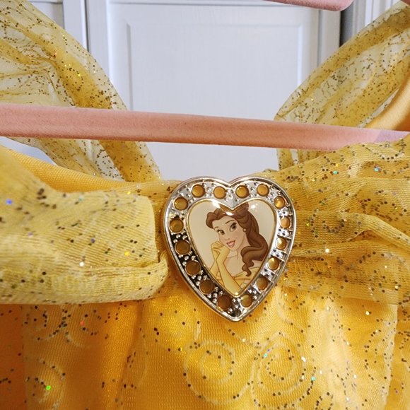 Girl's Authentic Deluxe Disney Belle Costume - Picture 4 of 8